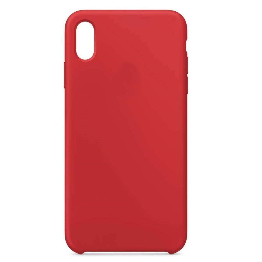 Силиконовый чехол Naturally Silicone Case Red для iPhone XS