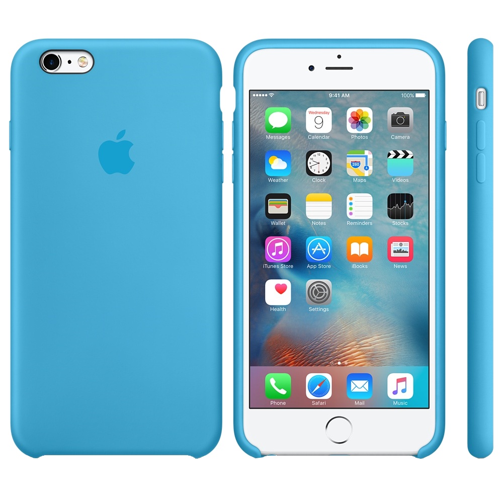 Силиконовый чехол Apple iPhone 6S Plus Silicone Case - Blue (MKXP2ZM/A) для iPhone 6 Plus/6S Plus