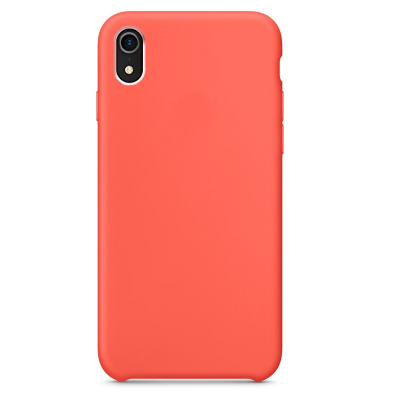 Силиконовый чехол Naturally Silicone Case Orange для iPhone XR