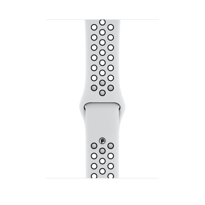 Часы Apple Watch Series 4 GPS 44mm (Silver Aluminum Case with Pure Platinum/Black Nike Sport Band) (MU6K2RU/A)