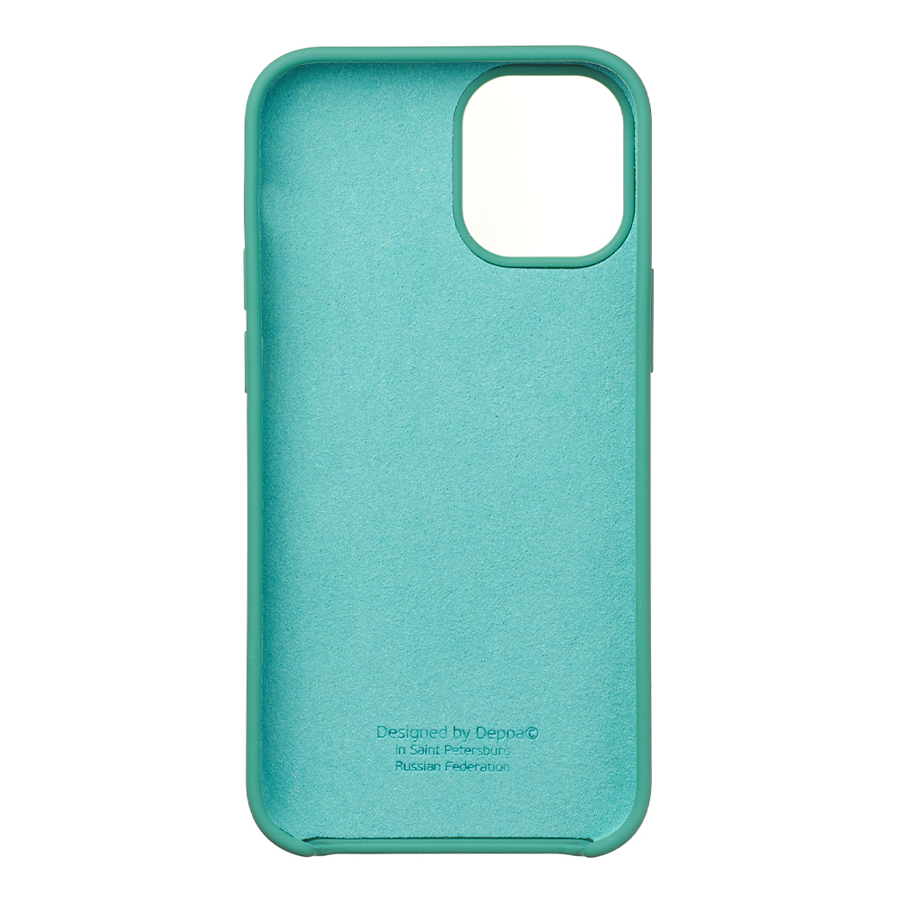 Чехол Deppa Liquid Silicone Case Green (87718) для Apple iPhone 12 mini