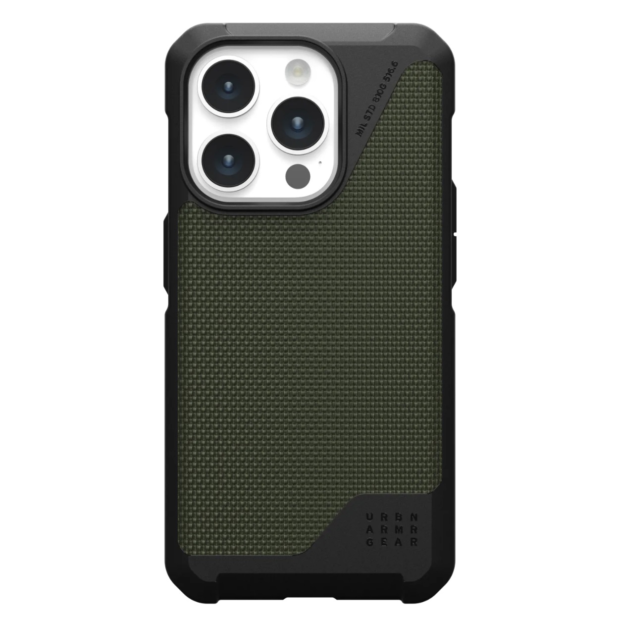 Противоударный защитный чехол UAG Metropolis LT MagSafe для iPhone 15 Pro (6.1) Kevlar Olive