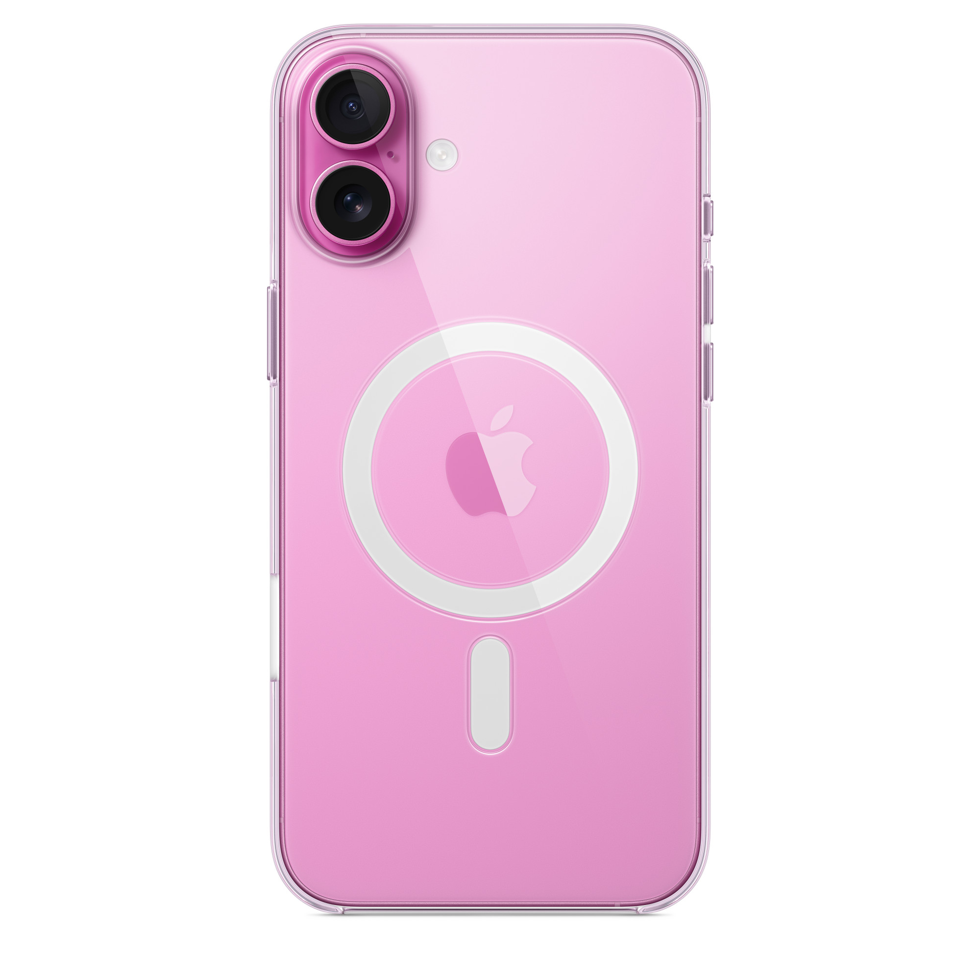 Пластиковый чехол Naturally Clear Case with MagSafe для iPhone 16 Plus