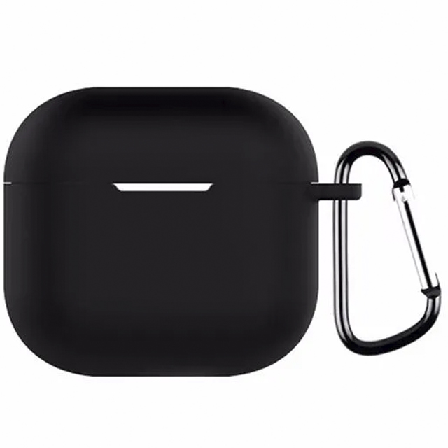 Силиконовый чехол Naturally Black для AirPods 4