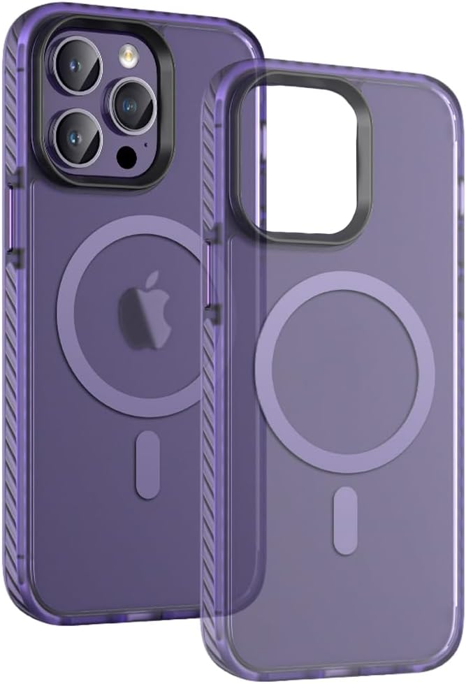 Чехол Gurdini Nano Series with Magsafe Purple для iPhone 15 Pro Max