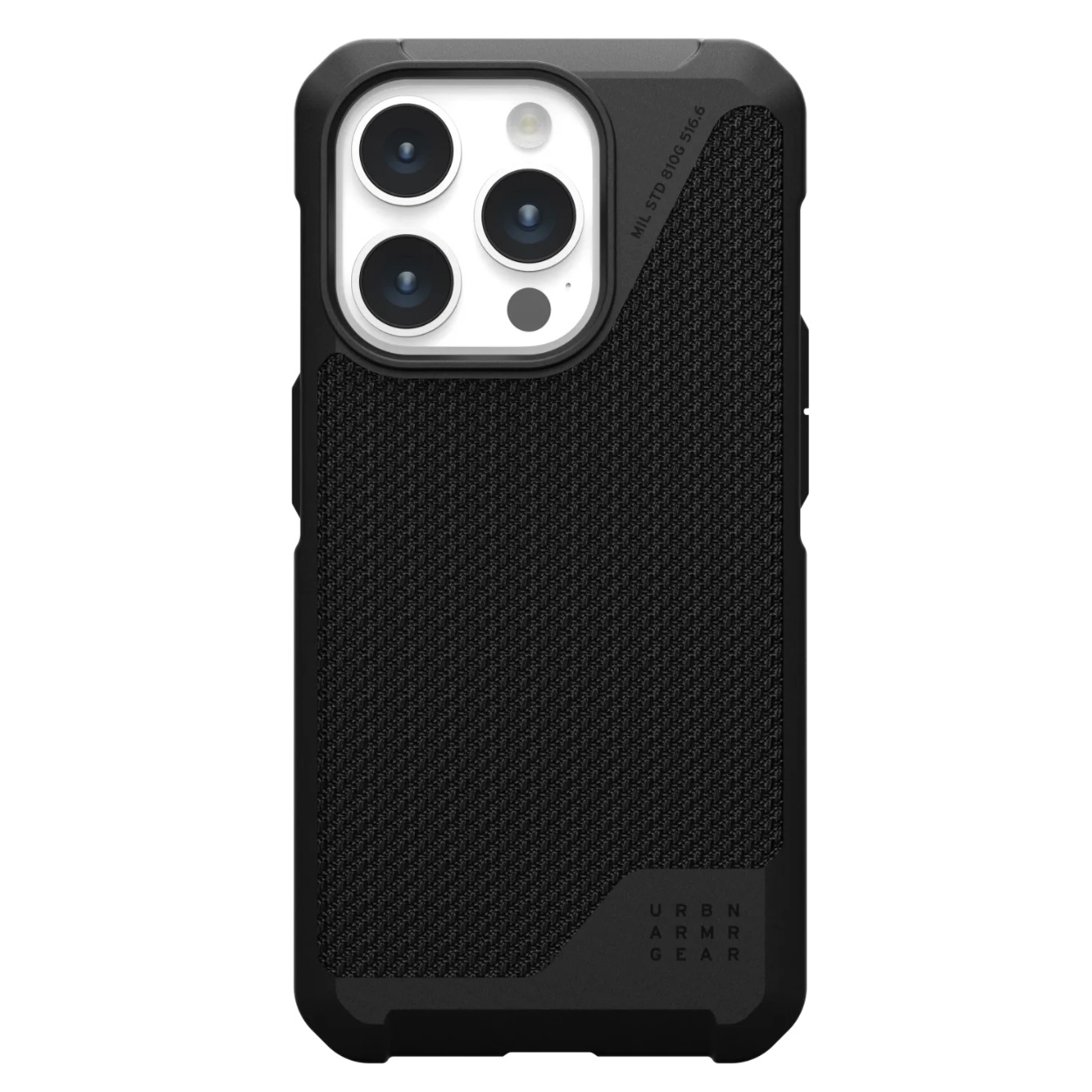 Противоударный защитный чехол UAG Metropolis LT MagSafe для iPhone 15 Pro (6.1) Kevlar Black