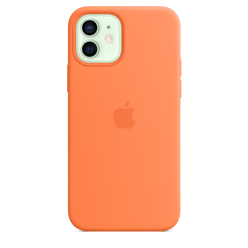 Силиконовый чехол Apple iPhone 12/12 Pro Silicone Case with MagSafe - Kumquat (MHKY3ZE/A) для iPhone 12/12 Pro