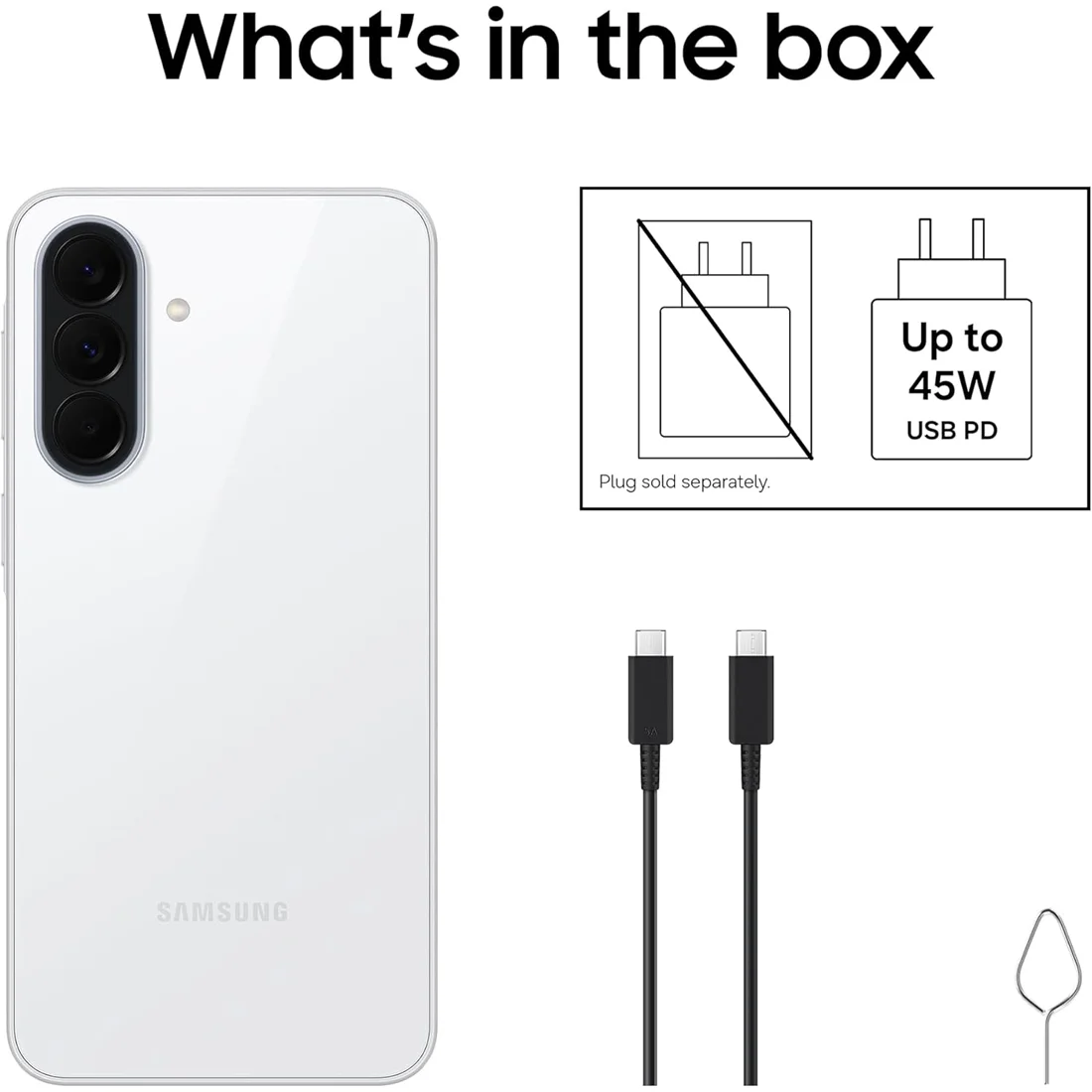 Смартфон Samsung Galaxy A37 5G 8/128GB Dual: nano SIM + eSIM White (SM-A376B)