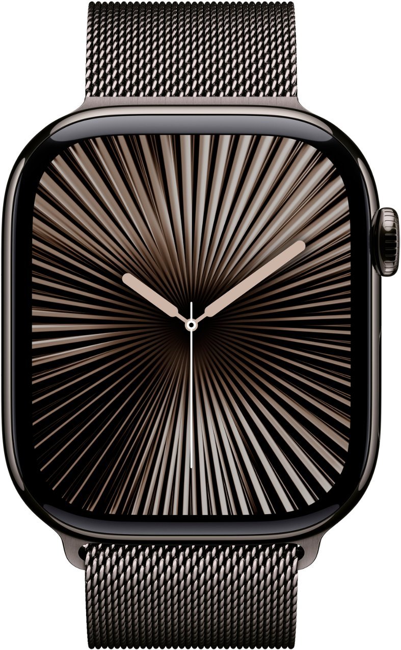 Умные часы Apple Watch Series 10 GPS + Cellular, 46mm Slate Titanium Case with Slate Milanese Loop - S/M