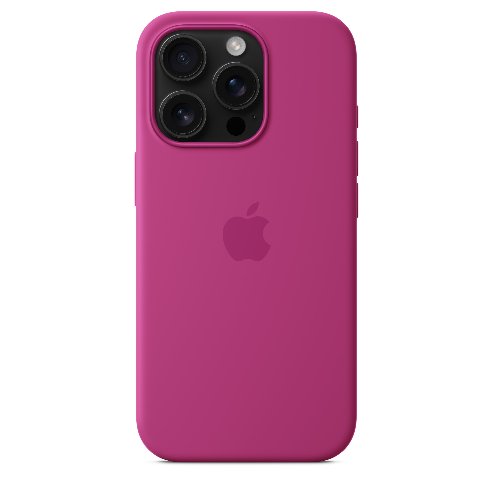 Силиконовый чехол Apple iPhone 16 Pro Silicone Case with MagSafe – Fuchsia (MYYN3ZM/A)
