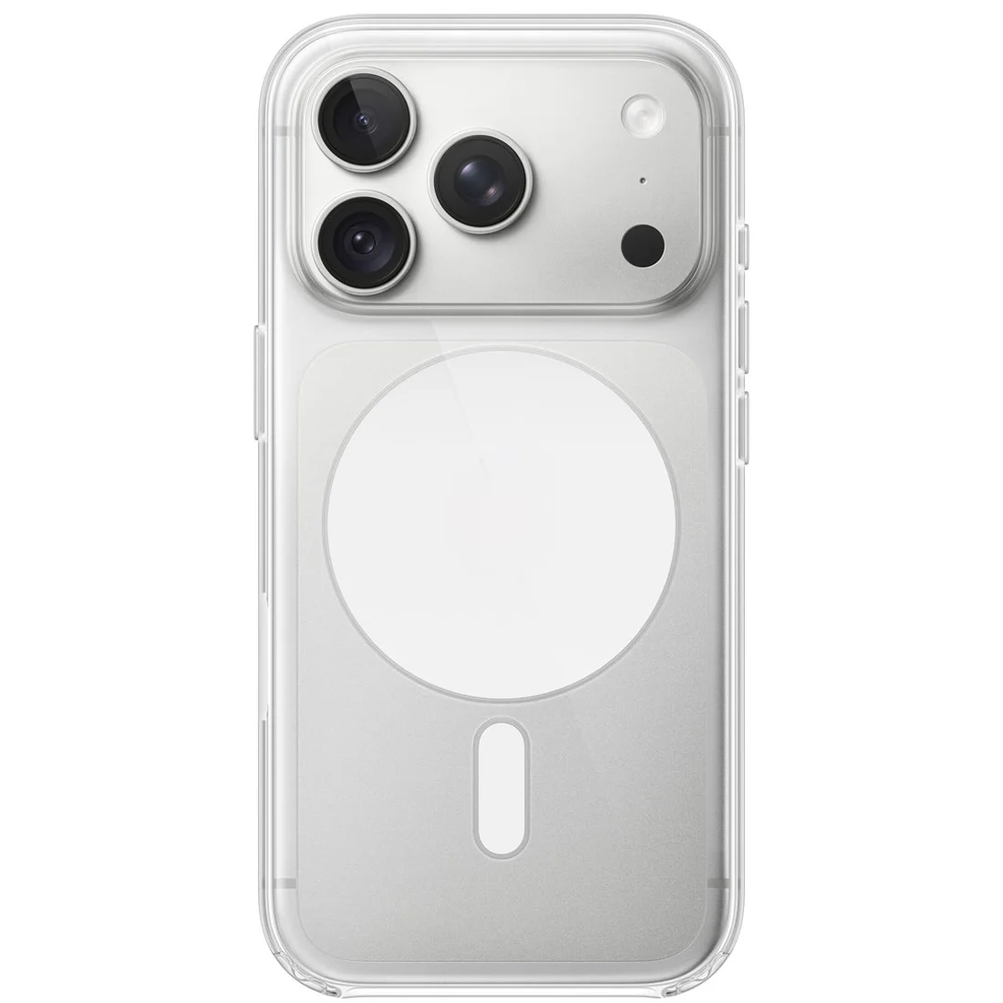 Пластиковый чехол Naturally Clear Case with MagSafe для iPhone 17 Pro/18 Pro