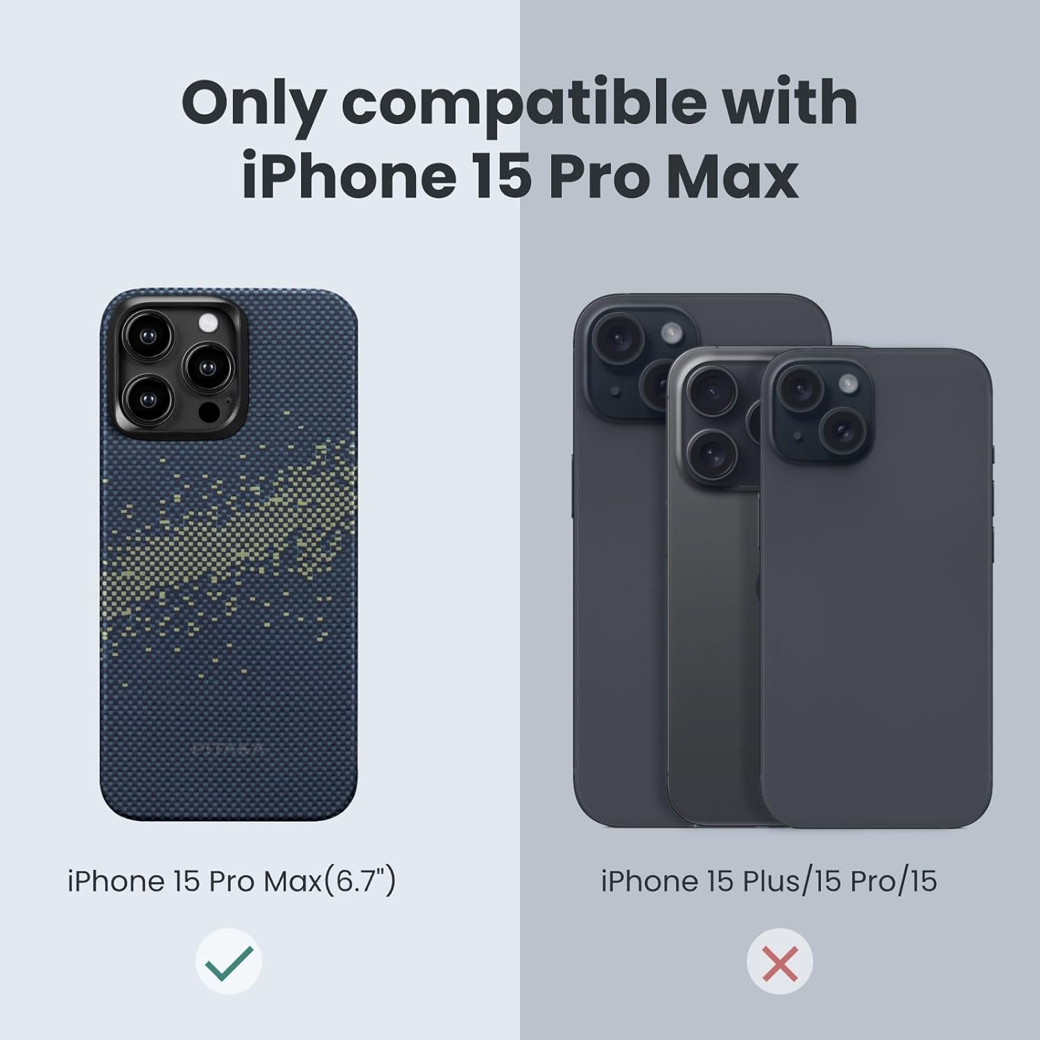 Чехол Pitaka StarPeak MagEZ Case 4 для iPhone 15 Pro Max (6.7) Milky Way Galaxy
