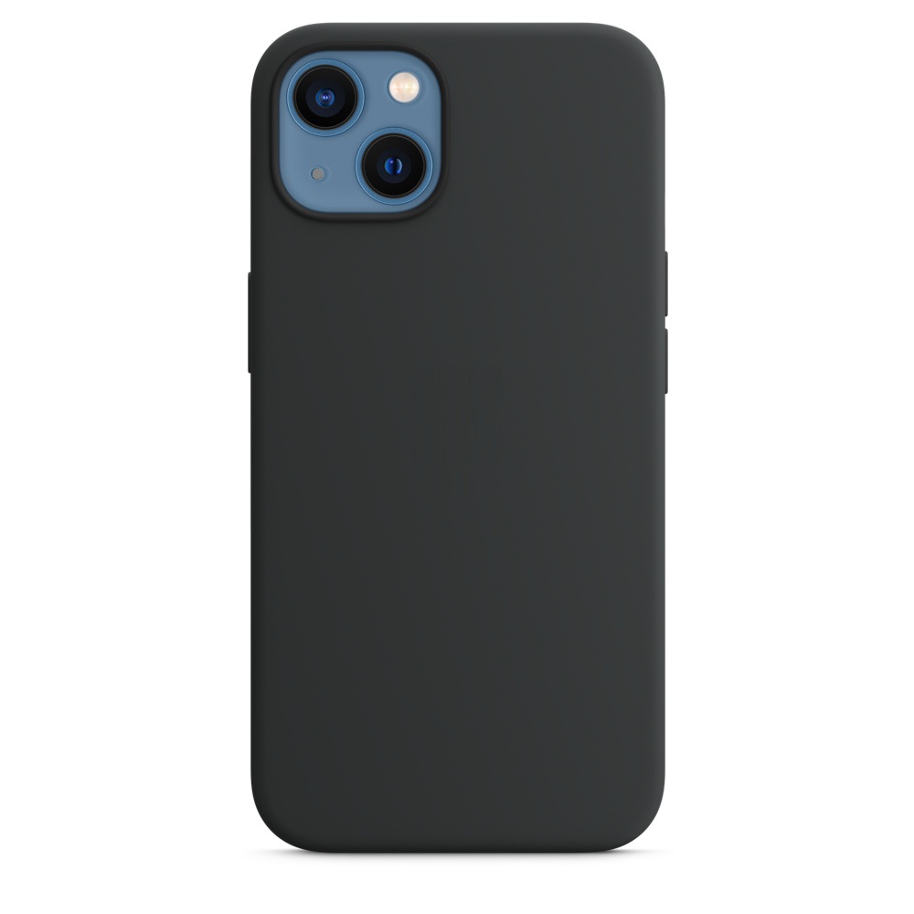 Силиконовый чехол Naturally Silicone Case with MagSafe Midnight для iPhone 13