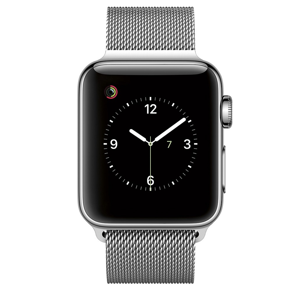 Часы Apple Watch Series 2 38mm (Silver Stainless Steel Case with Silver Milanese Loop)