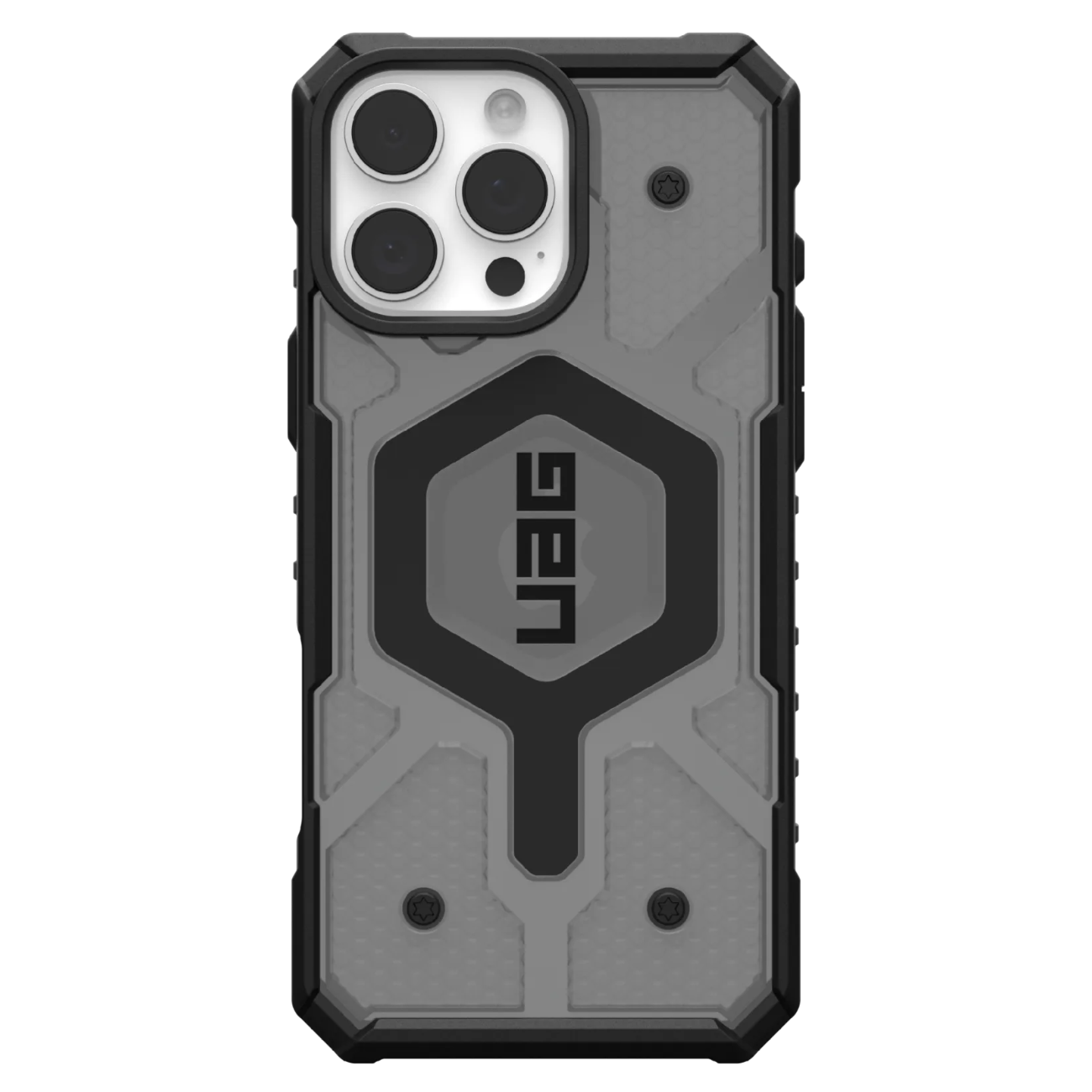 Противоударный защитный чехол UAG Pathfinder Clear MagSafe для iPhone 16 Pro Max Ash
