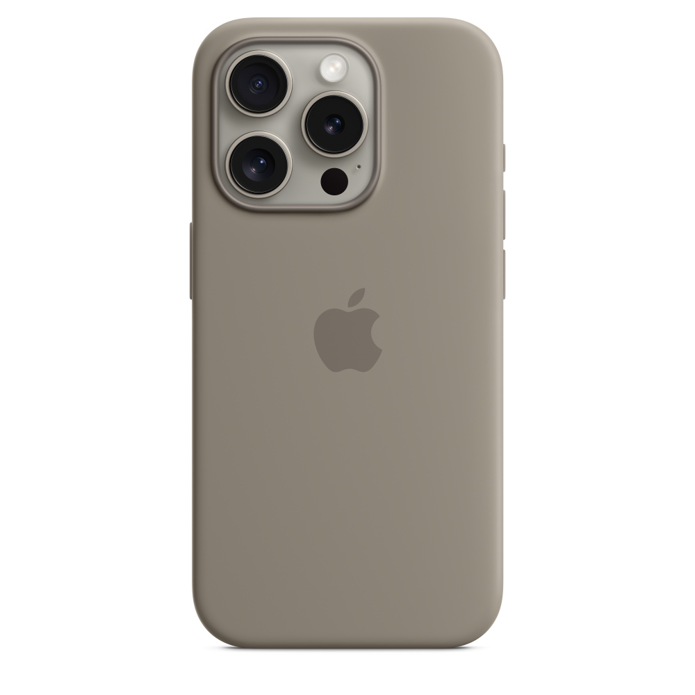 Силиконовый чехол Apple iPhone 15 Pro Silicone Case with MagSafe - Clay (MT1E3ZM/A) для iPhone 15 Pro