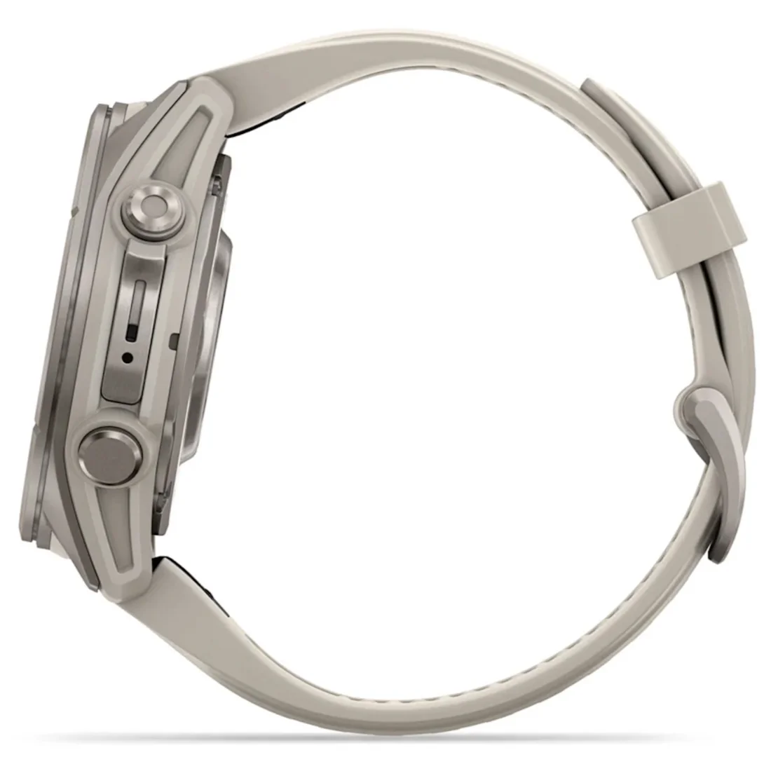 Умные часы Garmin fenix 9 - 43 mm Titanium with Fog Grey Silicone Band (010-04761-01)