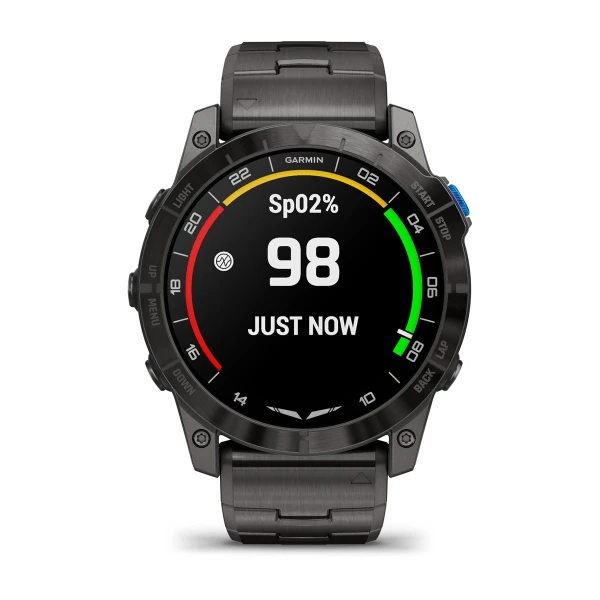Умные часы Garmin D2 Mach 1 Pro Aviator smartwatch with vented titanium bracelet (010-02804-81)