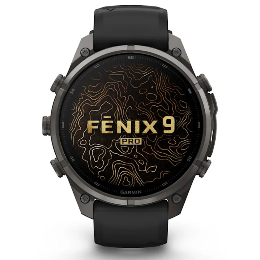 Умные часы Garmin fenix 9 Pro - 47mm Carbon Gray DLC Titanium with Black/Pebble Grey Silicone Band (010-04336-16)