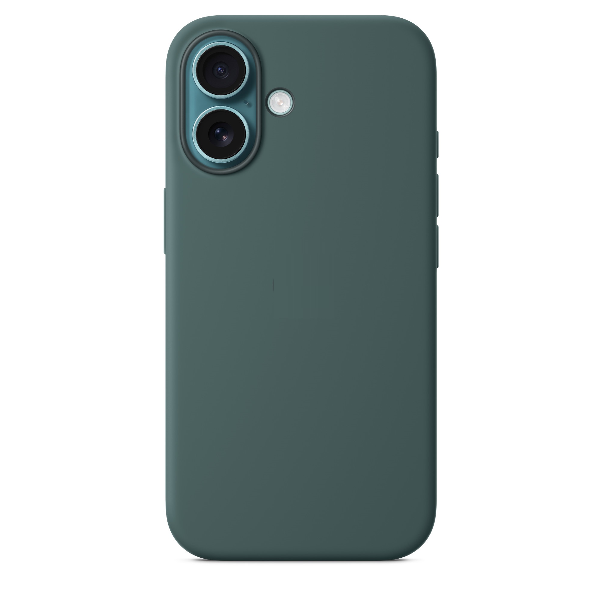 Силиконовый чехол Naturally Silicone Case with MagSafe Lake Green для iPhone 16