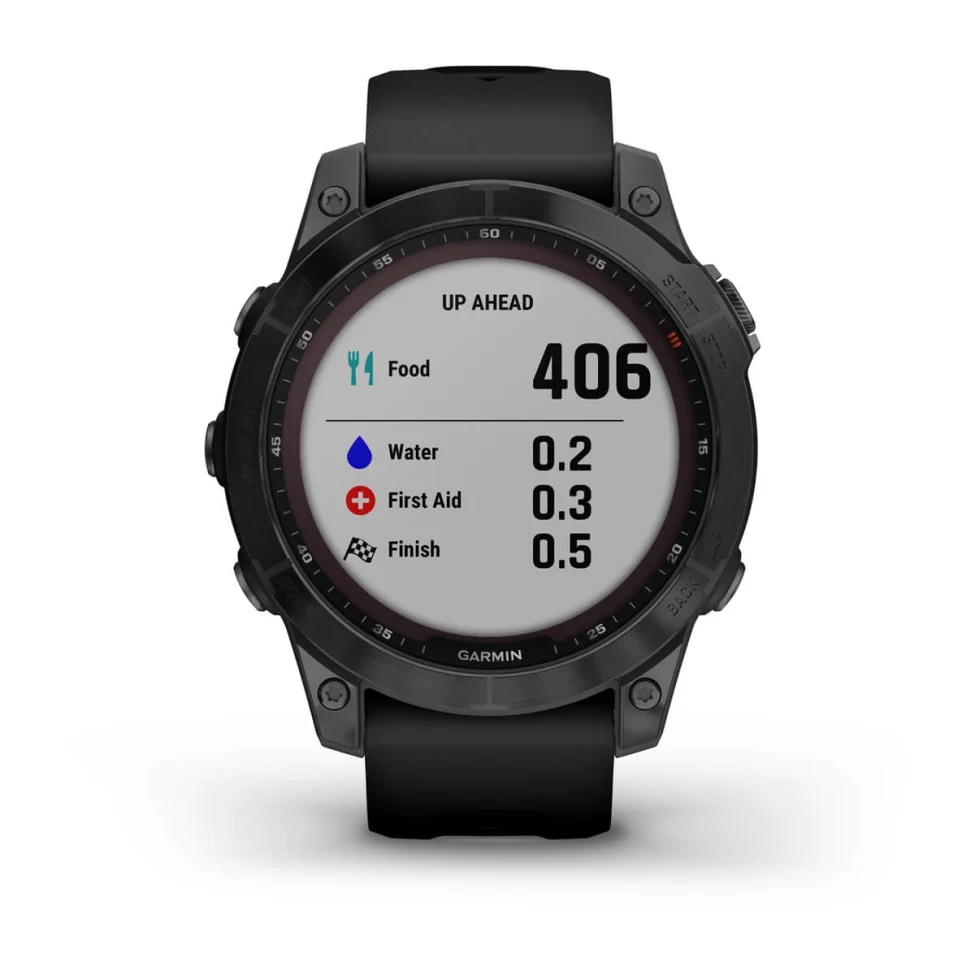 Умные часы Garmin fenix 7 – Sapphire Solar Edition Black DLC Titanium with Black Band (010-02540-35)