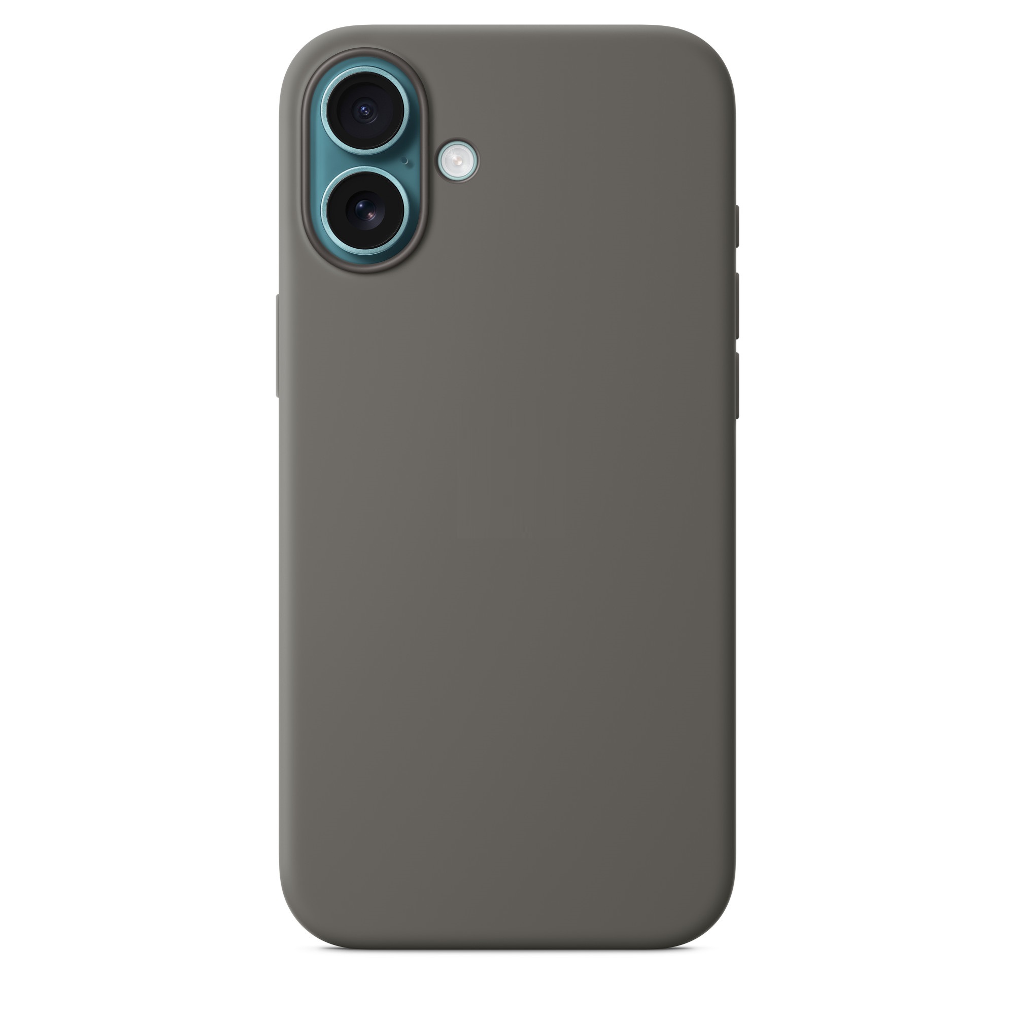 Силиконовый чехол Naturally Silicone Case with MagSafe Stone Gray для iPhone 16 Plus