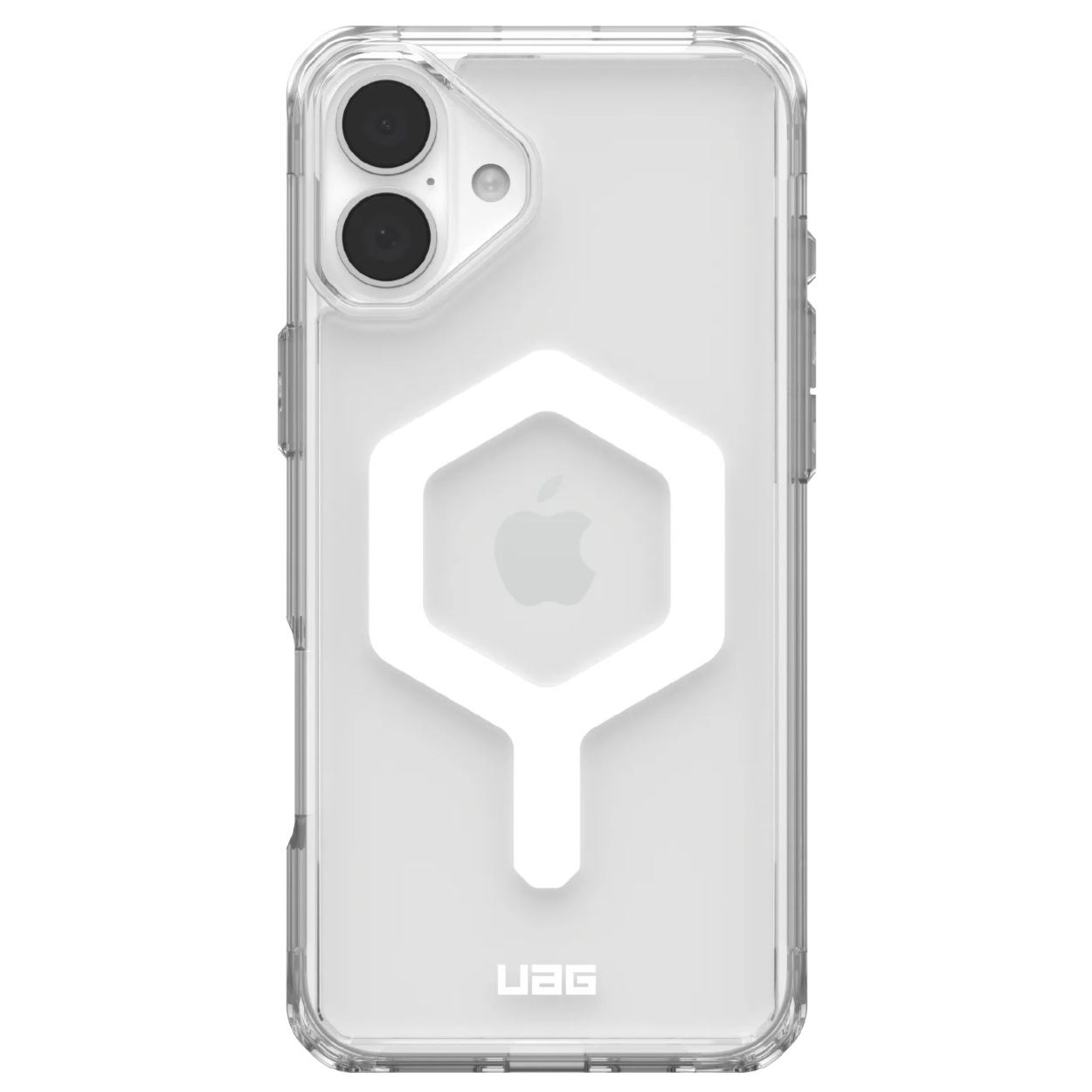 Противоударный защитный чехол UAG Plyo MagSafe для iPhone 16 Plus Ice/White