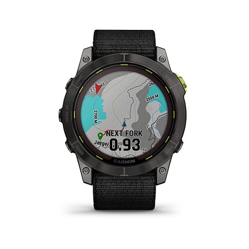 Умные часы Garmin Enduro 2 Sapphire Solar Carbon Grey DLC Titanium with Ultrafit Band (010-02754-01)