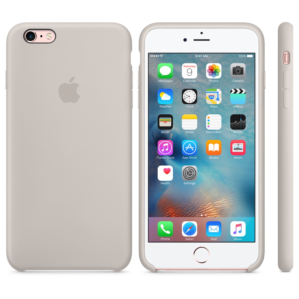 Силиконовый чехол Apple iPhone 6S Plus Silicone Case - Stone (MKXN2ZM/A) для iPhone 6 Plus/6S Plus