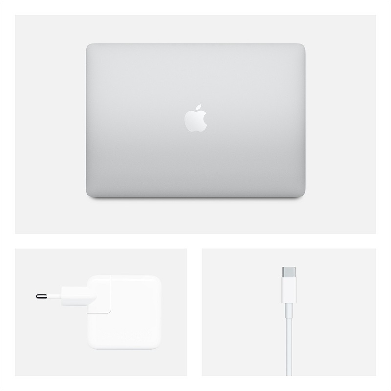 Ноутбук Apple MacBook Air 13 дисплей Retina с технологией True Tone Early 2020 Silver (Z0YK000MY) (RU/A) (Intel Core i5 1100 MHz/13.3/2560x1600/16GB/256GB SSD/DVD нет/Intel Iris Plus Graphics/Wi-Fi/Bluetooth/macOS)