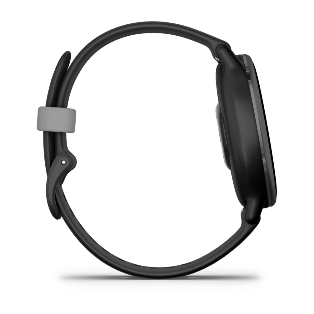 Умные часы Garmin vivoactive 5 Slate aluminium bezel with black case and silicone band (010-02862-10)