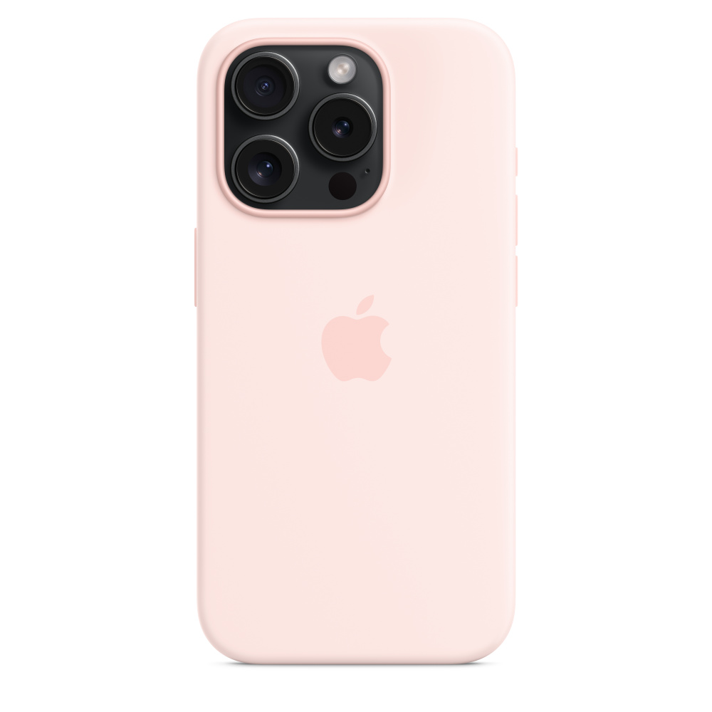 Силиконовый чехол Apple iPhone 15 Pro Silicone Case with MagSafe - Light Pink (MT1F3ZM/A) для iPhone 15 Pro