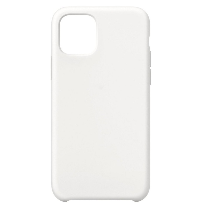 Силиконовый чехол Naturally Silicone Case White для iPhone 11