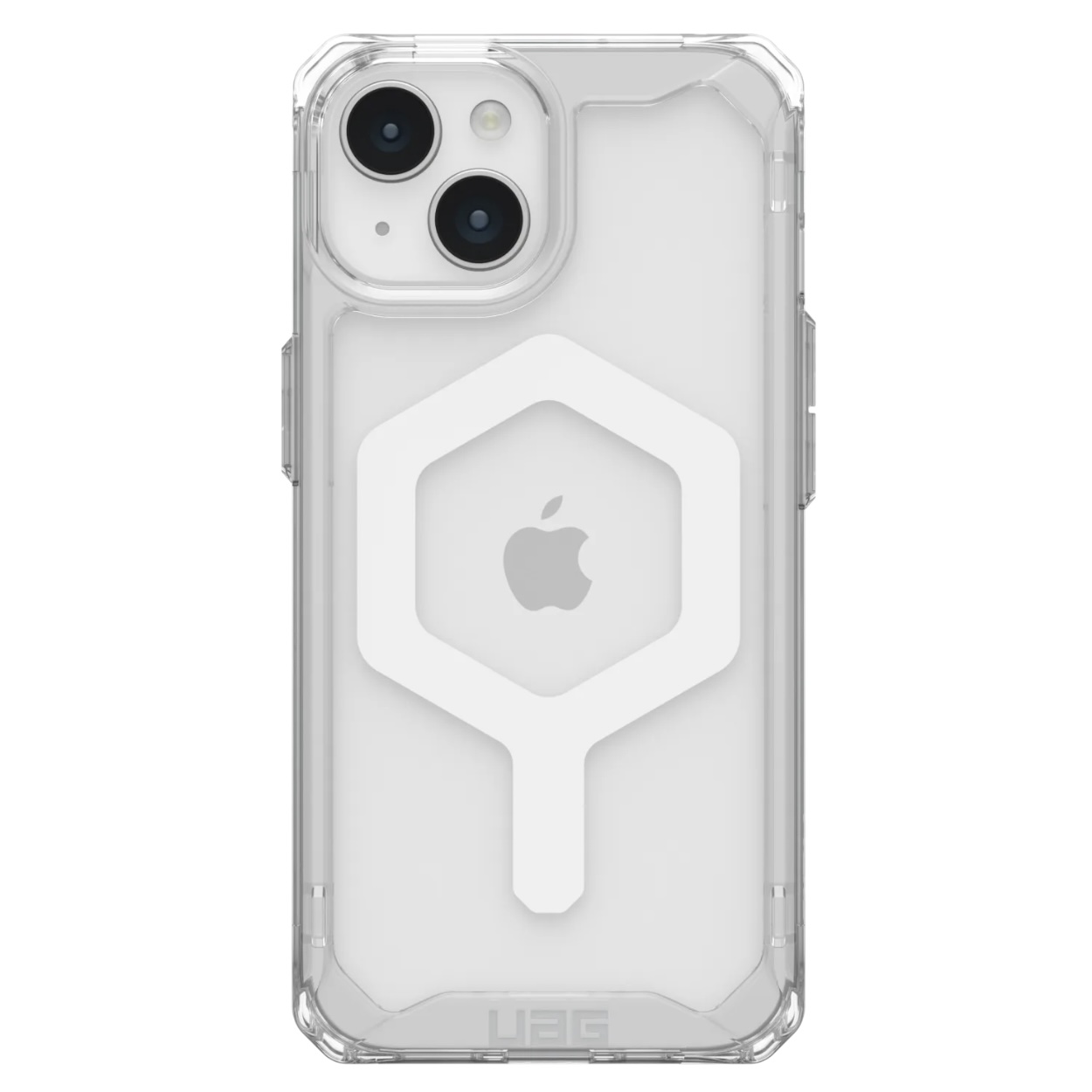 Противоударный защитный чехол UAG Plyo MagSafe для iPhone 15 (6.1) Ice/White