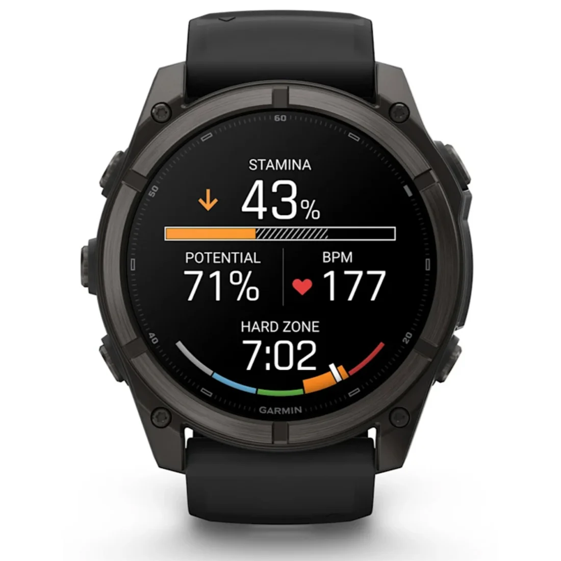Умные часы Garmin fenix 9 - 51 mm Carbon Gray DLC Titanium with Black/Pebble Grey Silicone Band (010-04763-11)