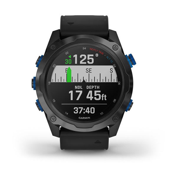 Умные часы Garmin Descent Mk2i Titanium Carbon Grey DLC with Black Band (010-02132-11)