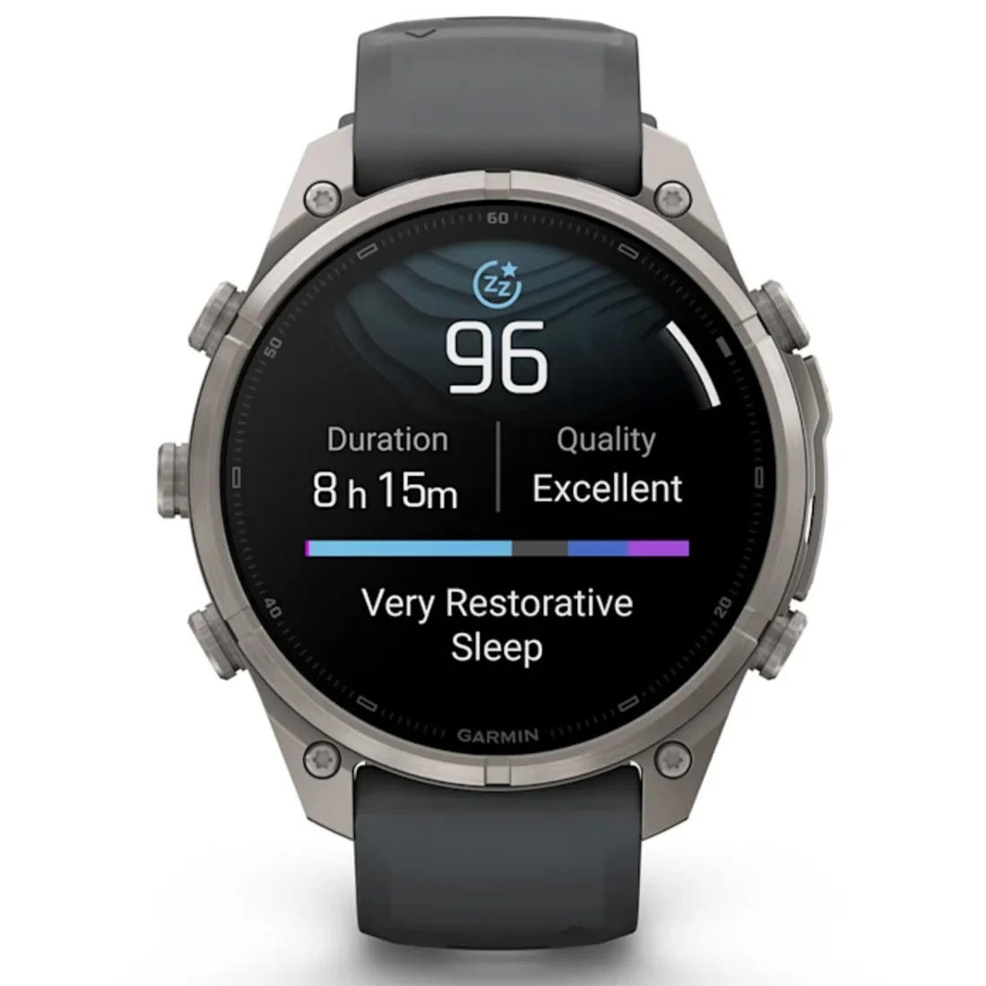 Умные часы Garmin fenix 9 Pro - 47 mm Titanium with Pebble Grey Silicone Band (010-04336-26)