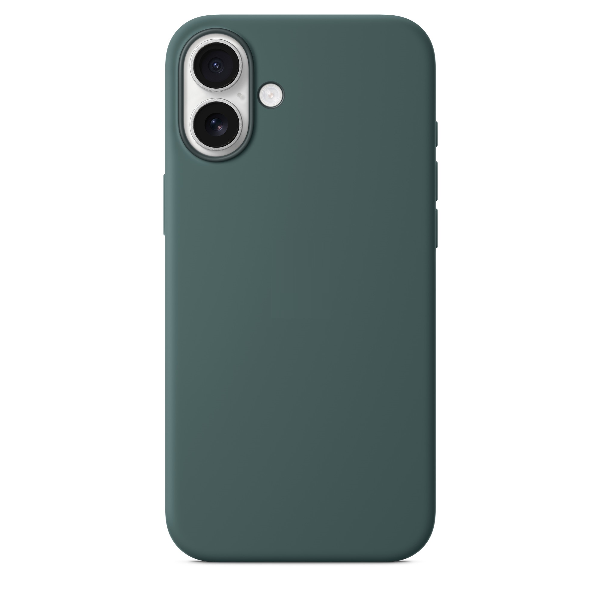 Силиконовый чехол Naturally Silicone Case with MagSafe Lake Green для iPhone 16 Plus