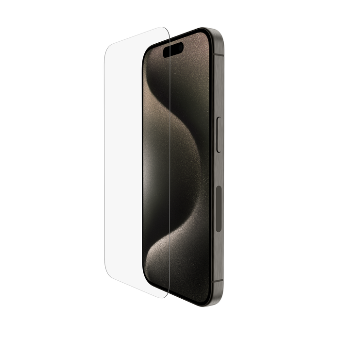 Защитное стекло Gurdini 2.5D Full Cover Glass для iPhone 15 Pro