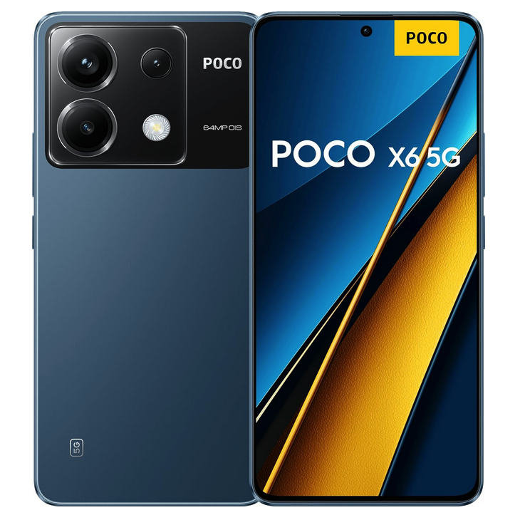 Смартфон Xiaomi POCO X6 5G 8/256 ГБ Global, Dual nano SIM, синий