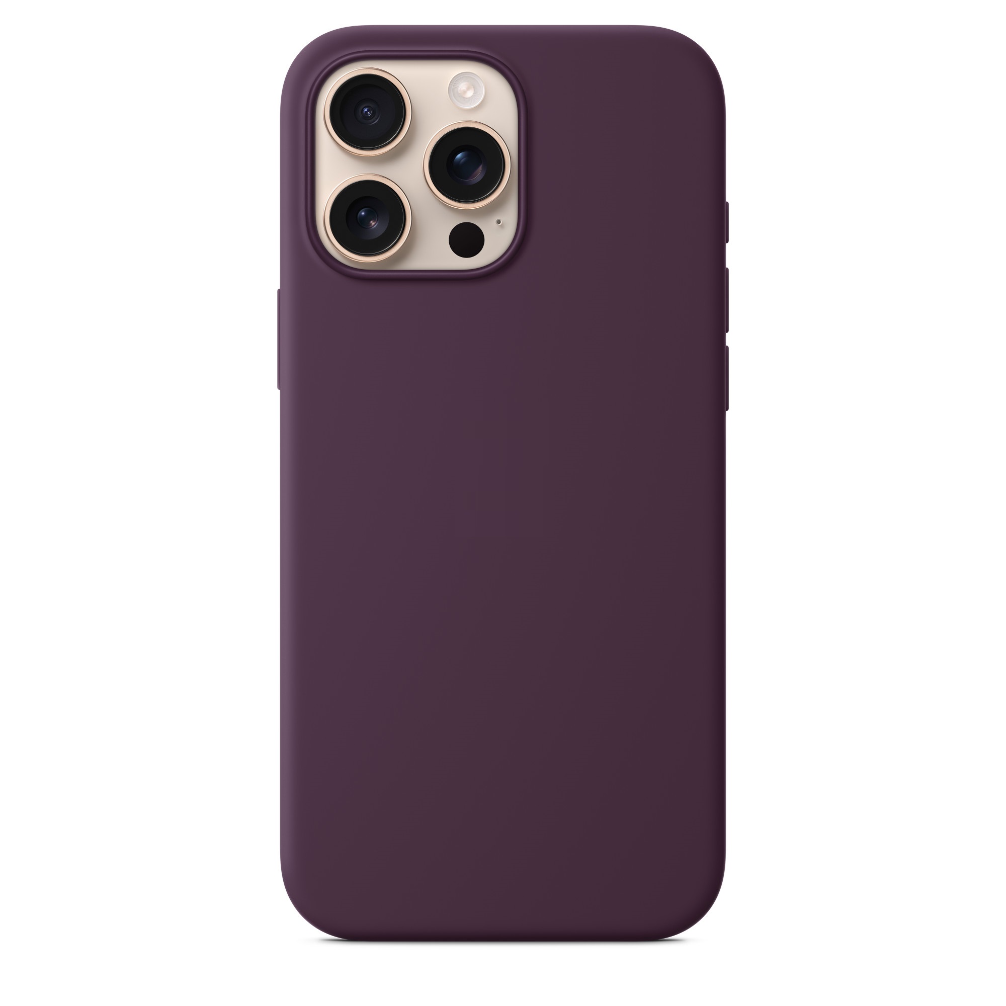 Силиконовый чехол Naturally Silicone Case with MagSafe Plum для iPhone 16 Pro Max