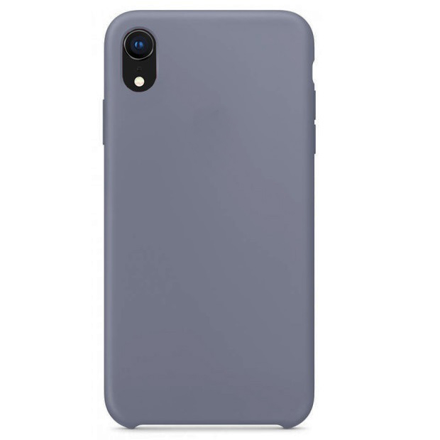 Силиконовый чехол Naturally Silicone Case Dark Lilac для iPhone XR