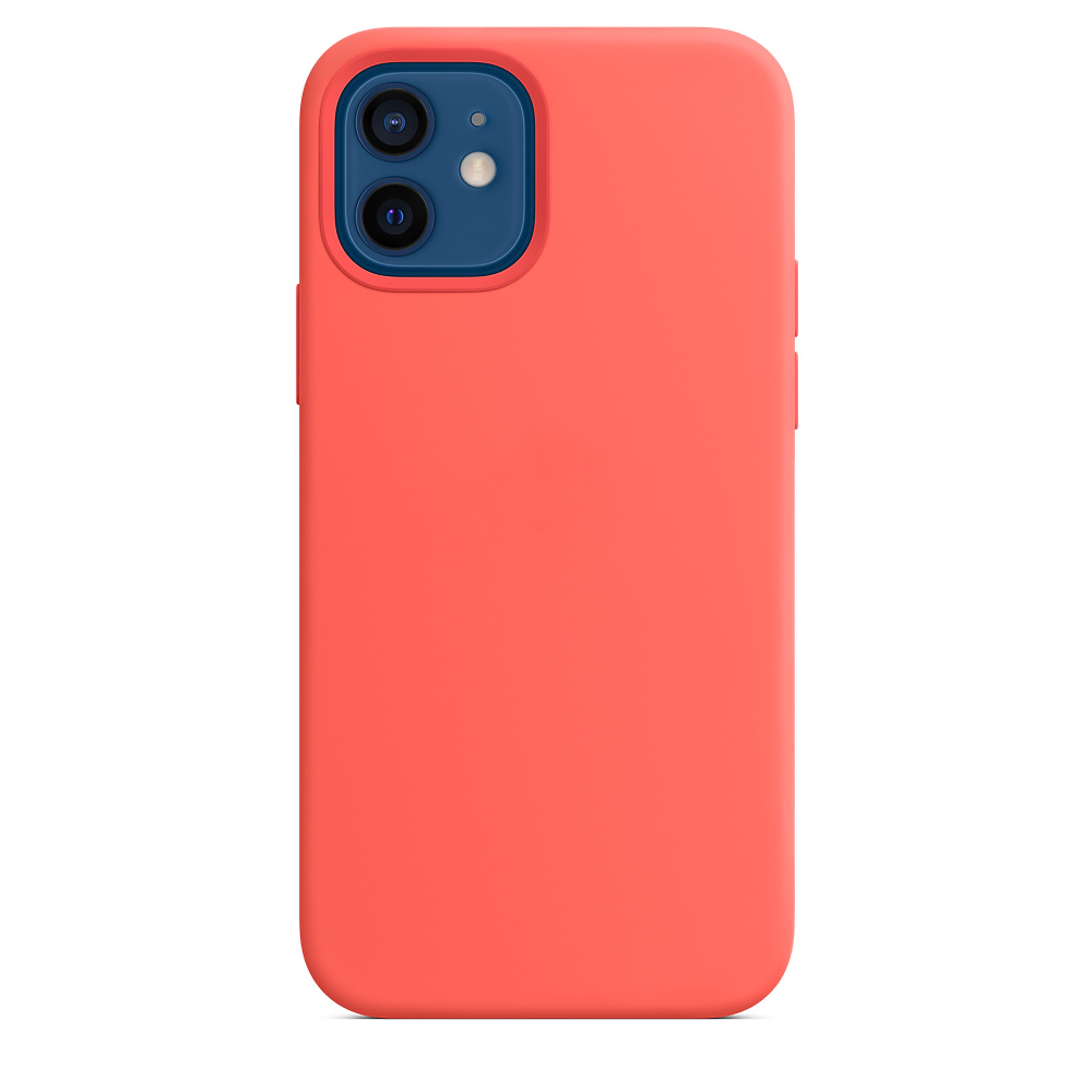 Силиконовый чехол Naturally Silicone Case with MagSafe Pink Citrus для iPhone 12 mini