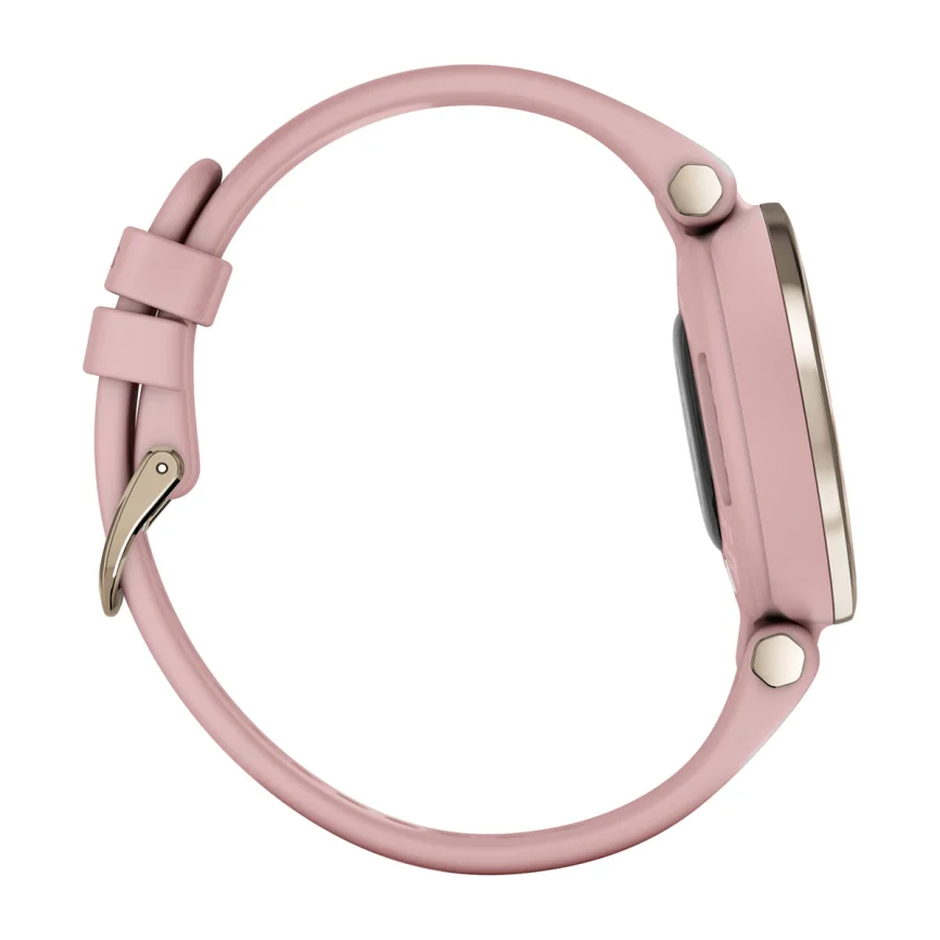Умные часы Garmin Lily - Sport Edition Cream Gold Bezel with Dust Rose Case and silicone Band (010-02384-13)