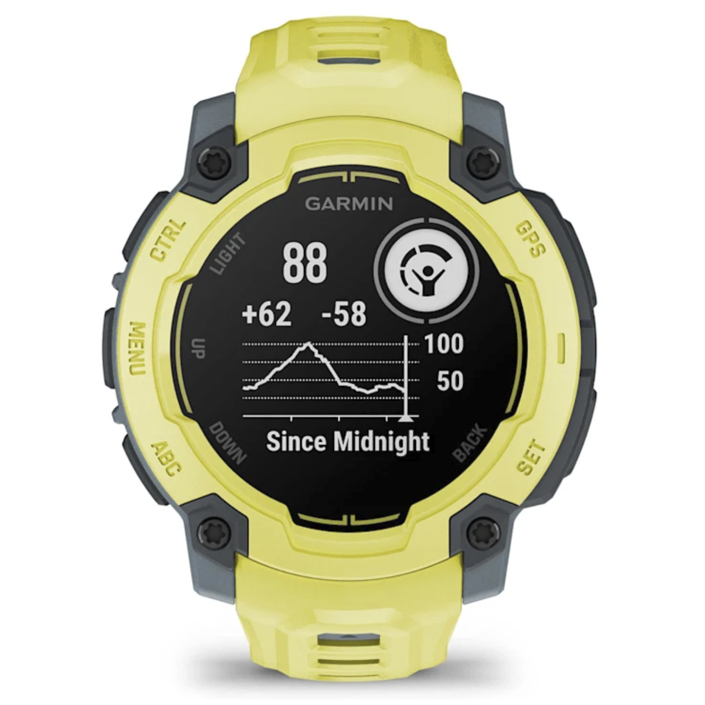 Умные часы Garmin Instinct E – 45 mm Electric Lime with Electric Lime Band (010-02933-01)