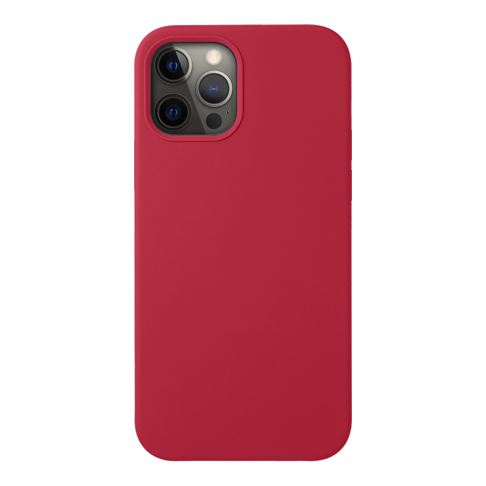 Чехол Deppa Liquid Silicone Case Red (87782) для Apple iPhone 12/12 Pro