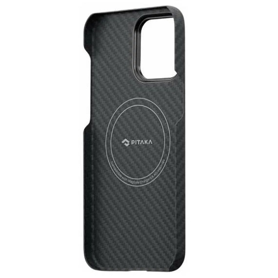 Чехол Pitaka MagEZ Case 3 для iPhone 14 Pro Max (6.7), черно-серый, кевлар (арамид)
