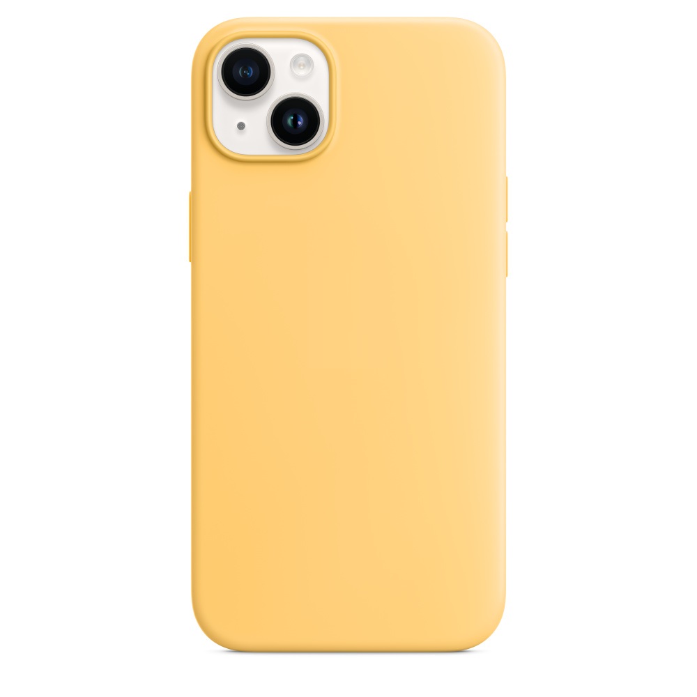 Силиконовый чехол Naturally Silicone Case with MagSafe Sunglow для iPhone 14 Plus