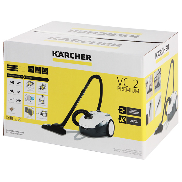 Пылесос с пылесборником Karcher VC 2 Premium