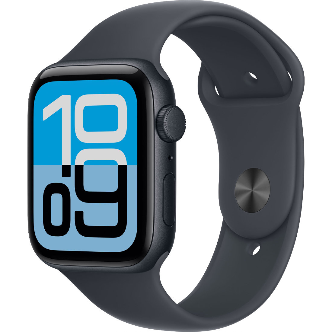 Умные часы Apple Watch SE 3 GPS, 44mm Midnight Aluminum Case with Midnight Sport Band - M/L